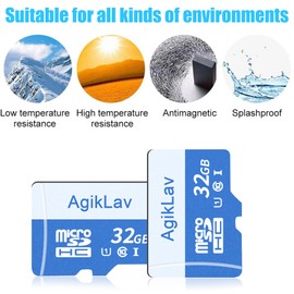 Micro SD Card 32GB Memory Card Class 10 TF Card High Speed Micro SD Memory Card for Camera/Cell Phone