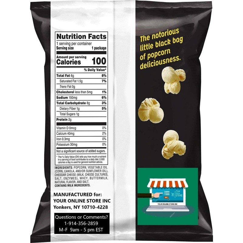 Smartfood White Cheddar Cheese Popcorn 25 Bags (5/8 Oz.)