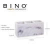 BINO Multi Purpose 3 Compartment Organizer - Makeup Container Organizers
