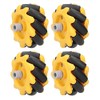 Mecanum Wheels, 1.9 inches (48 mm) Omnidirectional Wheels Smart Robot