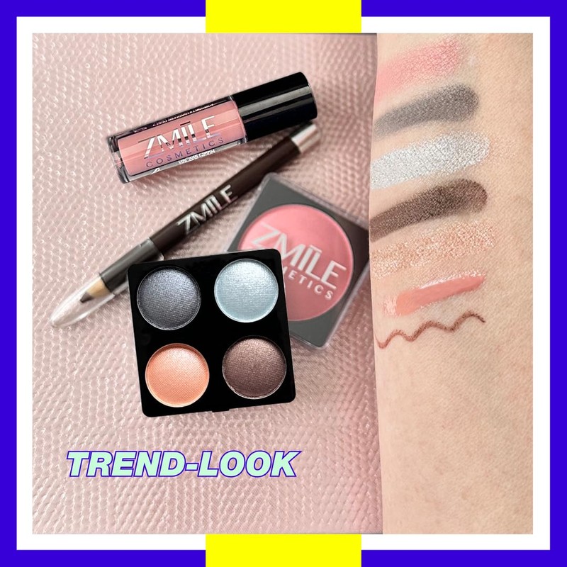 Zmile Cosmetics Make-Up Case Eye-Catcher Pink Make-Up Set Cosmetics