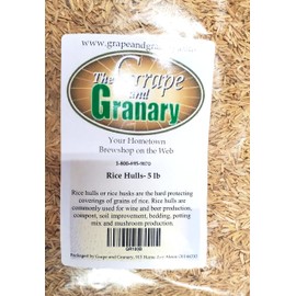 Grape and Granary Rice Hulls, 5 lb bag