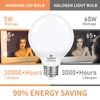 G25 Vanity Light Bulb 2700K Warm White 8 Pack,Hansang LED