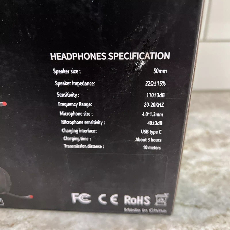 UHM Wireless Gaming Headset Black