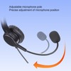 Call Center Headset Adjustable Wired Noise Cancelling Customer Service Headset