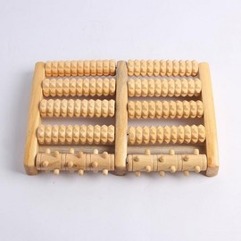 Ecowood roller foot pressure plate foot massage sole acupressure plate