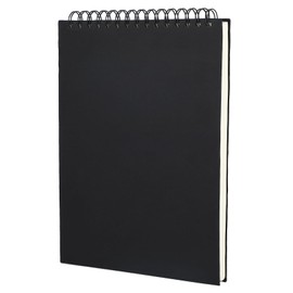 A4 Spiral Bound Sketchbook, 120 Pages (60 Sheets), Sketchbook, Artists and Professionals, Portrait Format, Suitable for Painting and Sketching