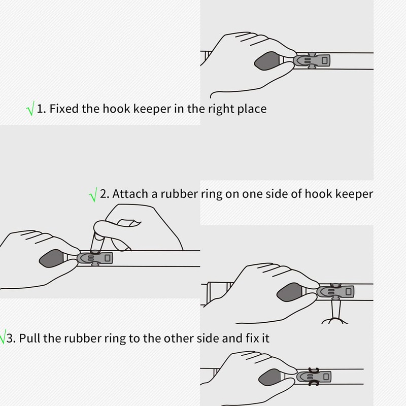 Hook Keeper Hook Eye Hook Holder Fish Fishing Tackle Accessories