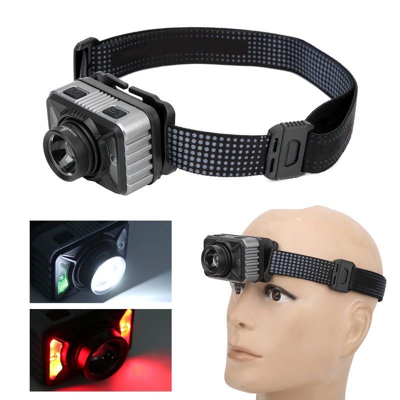 XHP50 Strong Brightness Zoom Induction Front Light Builtin Battery USB
