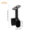 uxcell 2Pcs 1.22 x 0.63 Closet Rod Support Bracket, Rod