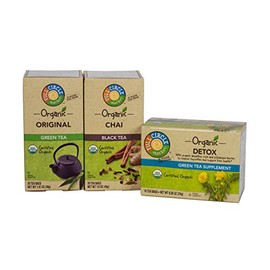 Full Circle Organic Tea 20 Tea Bags Each (2 Pack = 40 Tea Bags) (Green Tea)