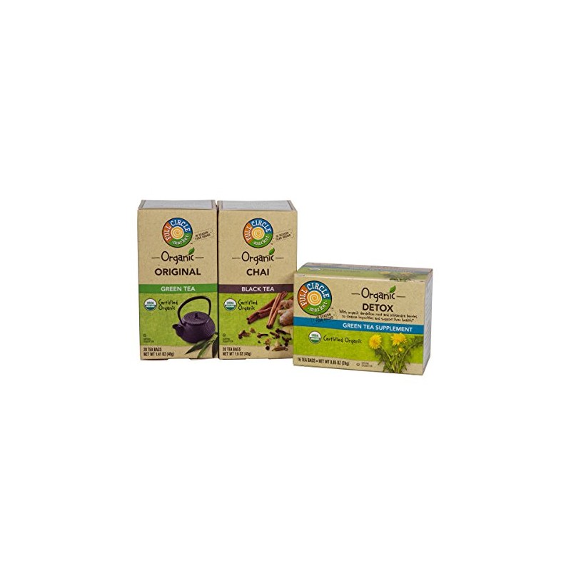 Full Circle Organic Tea 20 Tea Bags Each (2 Pack