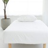 Nishikawa 2187-01001 Fitted Sheet, White, Single, 39.4 x 78.7 x