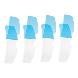 Yardwe 4 Piezas Película Antiempañante y Mica Antilluvia para Casco de Motocicleta Transparente y Resistente Lluvia de Compatible con Varias Visores F
