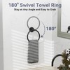 Bubxo Matte Black Towel Bar Set, 24 Inch Bathroom Hardware