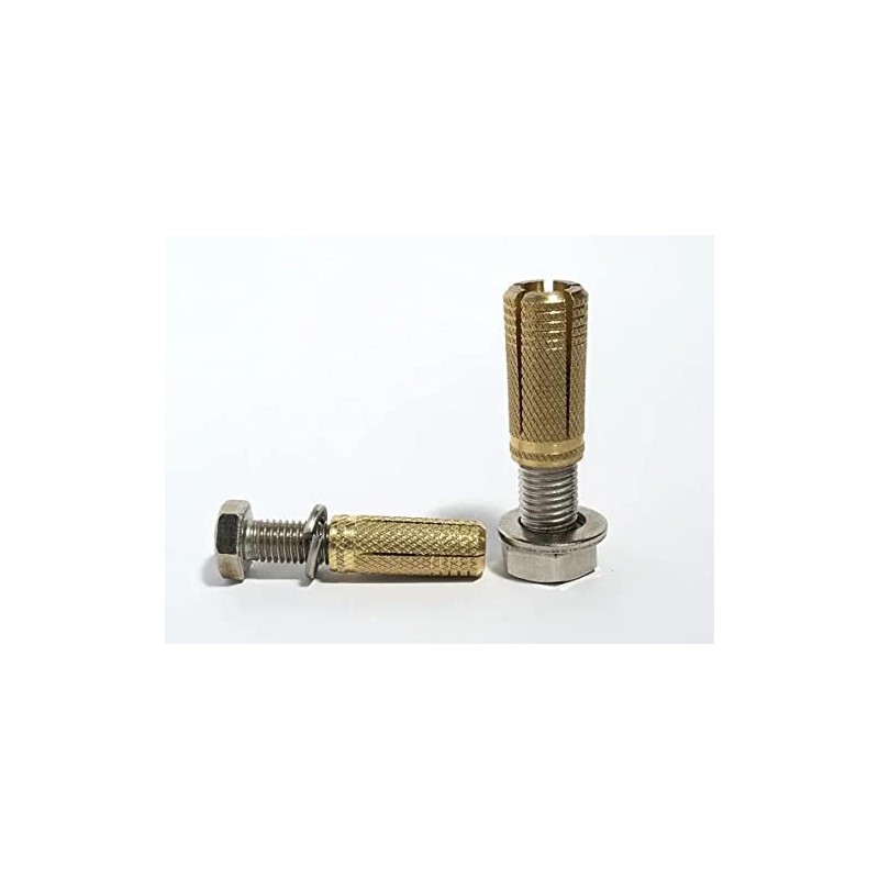 M10 Impact Anchor Brass Dowel Wall Anchor Expansion Sleeve for