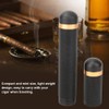 Jeankak Single Cigar Tube, Portable Metal Cigar Holder, Cigar Moisturising