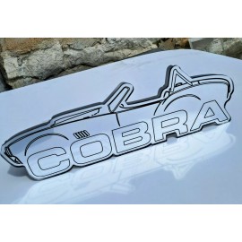 SHELBY COBRA ACRYLIC CLASSIC CAR  PLAQUE SIGN