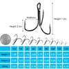 Treble Fishing Hooks - 80Pcs/lot Sharp Round Bend Treble Hooks