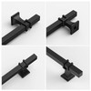 9BUILD 10 Pack 3.75 Inch Cabinet Pulls Matte Black Handles