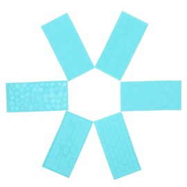 jojofuny 6Pcs Polymer Clay Texture Impression Mats Engraved Dough Mats for DIY Pottery Easy to Use Craft Tools for Unique Clay Designs for Pottery Sculpture and Clay Crafts