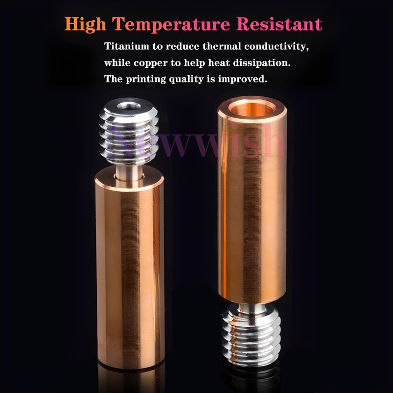 Newwish Ender 3 CR-10 Bi-Metal Heatbreak,Ender 3 V2 All Metal