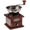 Norpro 5548 Coffee Grinder, 8" x 4.5" x 4.5", Chestnut