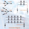 PV Inline Fuse Connector Galvanized Pure Copper Connection Terminal Solar