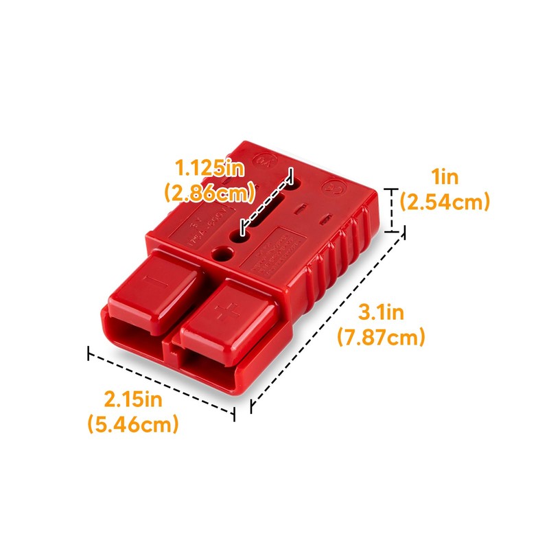 WeiSen 4Pack 175A Battery Quick Connector Kit Wire Harness Plug