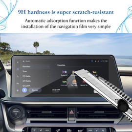 SKTU Screen Protector for 2023 2024 2025 Toyota Prius Limited/Prime XSE Premium 12.3 Inch Navigation Toyota Prius 2023 2024 2025 Accessories HD Clear