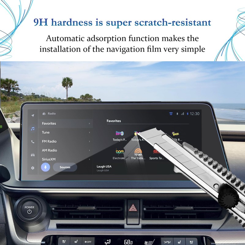 SKTU Screen Protector for 2023 2024 2025 Toyota Prius Limited/Prime