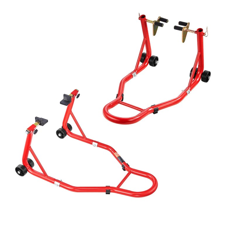 850lbs Capacity Motorcycle Stand Lift Front & Rear Combo with