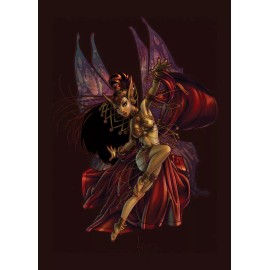Artists of Magic MTG Card Sleeves/Deck Protectors 80 ct Persian Fey w/Artwork by Steve Argyle
