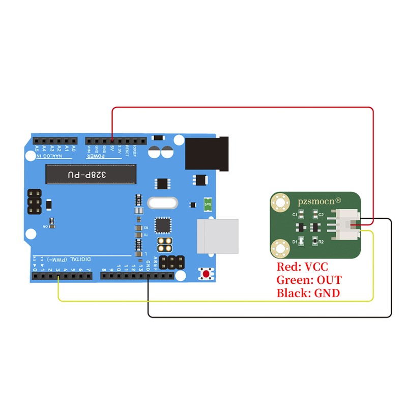 Pzsmocn Hall Sensor Compatible with Arduino and Raspberry Pi. Detection