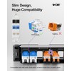 VCE 50 Pack Cat6 RJ45 Keystone Jack Insert UL-Listed, 90