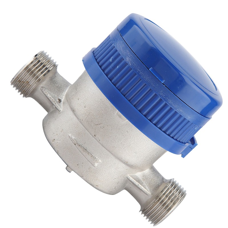 Copper 1.5m3/h 0-40℃ Mechanical Water Meter 15mm 1/2 inch Water