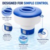 Floating Pool Chlorine Tablet Dispenser for Water Care – Adjustable