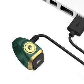 Electronic Tasbih Finger Counter, OLED Digital Tasbeeh Finger Counter Muslims Islamic Prayer Smart Rings Unisex Azan Alarm Clock Finger Counter Reminder Pray Trackers,5 Prayer Ring (Green22mm)