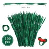 100 PCS Chenille Stem, Bump Chenille Stems, Green Pipe Cleaners
