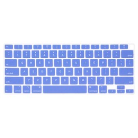Keyboard Cover Soft Silicone Skin Compatible with MacBook Air 13 inch Retina Display Model A2179 with Touch ID – 2020 Release, MacBook Air 13 inch 2021 with M1 Processor Model A2337 (Light Blue)