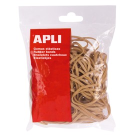 APLI 13222 Rubber Bands 200 x 10 mm in Bag 100 g