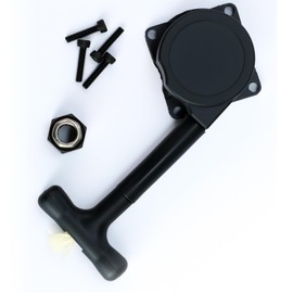 RC Pull Start Engine Starter R020 with 12mm One-Way Bearing & R025 Hex Nut Compatible with Traxxas, HSP, Redcat, Himoto 1/10 Nitro RC Cars, Fits VX 16 18 SH 21 Engines