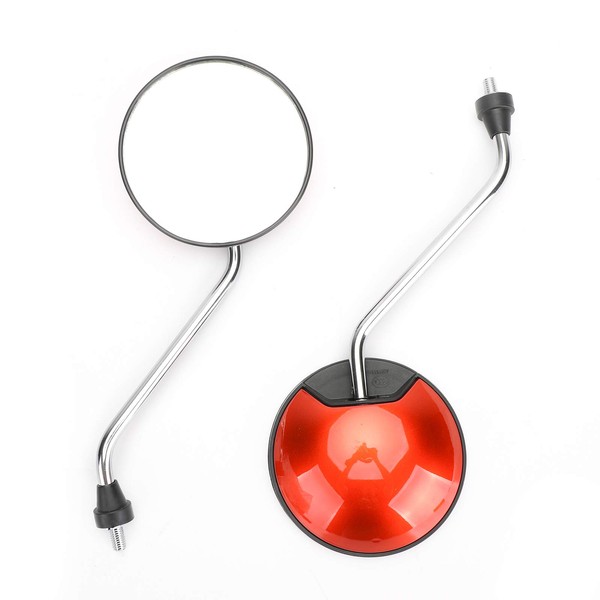 Topteng Universal Scooter Moped Mirrors 8mm for Vespa Piaggio Liberty