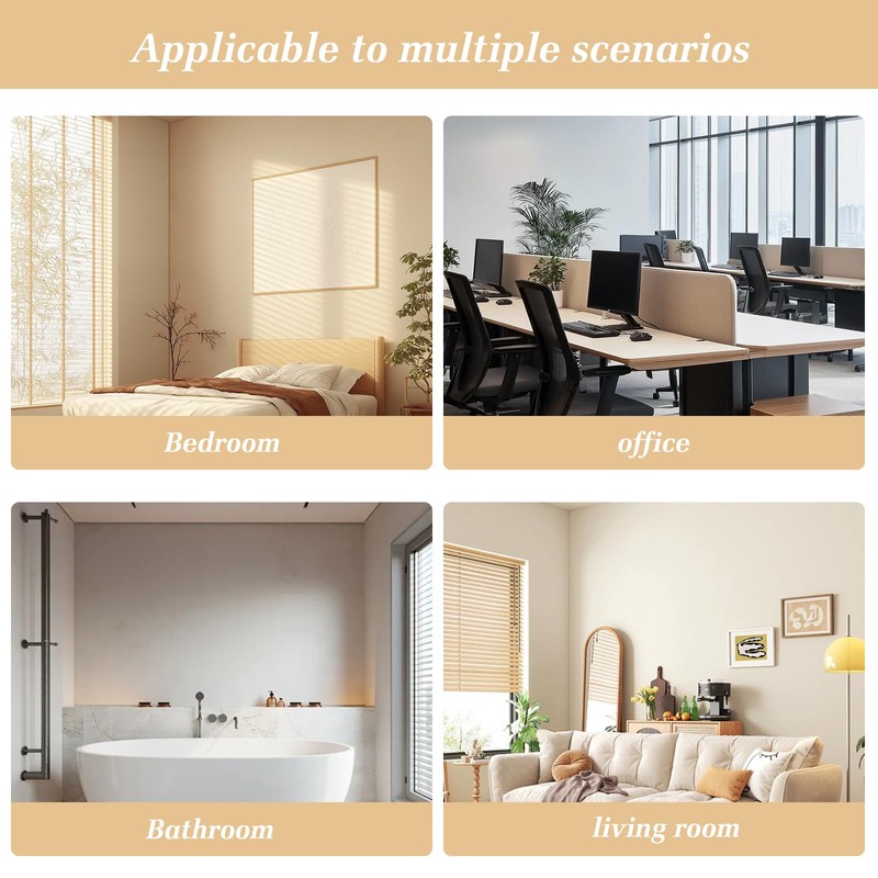 LAINIKE Set of 4 Roller Blind Brackets Window 17 mm