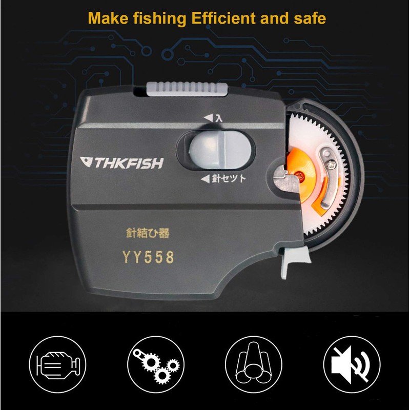 THKFISH Hook Binder for Fishing Hooks - Portable Electric Automatic