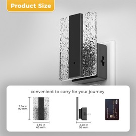 L LOHAS LED Night Lights Plug Into Wall, 2 Pack Night Light with Dusk-to-Dawn Sensor, Dimmable Decorative LED Nightlights, 0-100LM Amber Adjustable Brightness for Bathroom, Hallway, Bedroom,Stairway