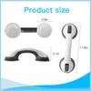 Suction Grab Bar, Wetexchi 12 inch Portable Shower Suction Handle