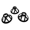 Reef-Safe Coral Frag Plug Stand – Black, 50mm Diameter, Holds