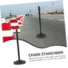 Ipetboom People Control Stanchion Barrier Outdoor Crowd Control Post for