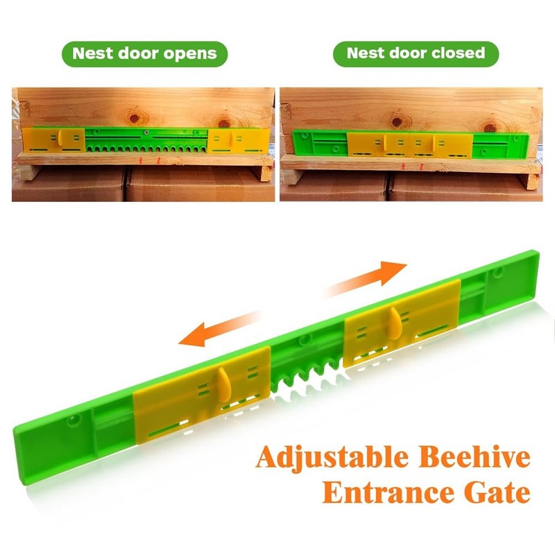Aswalling 6 Pack Beehive Entrance Reducer Bee Hive Mouse Guard
